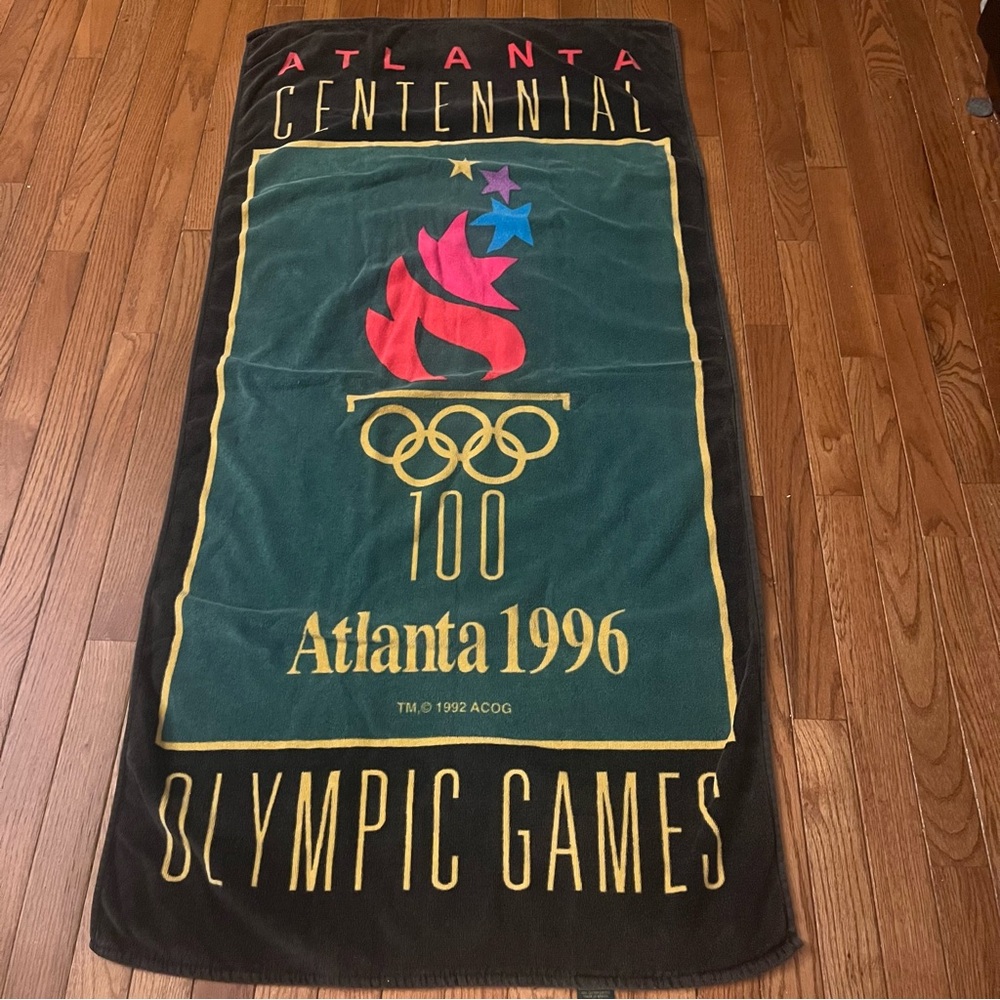 Vintage 1996 Atlanta Centennial Olympic Games Towel